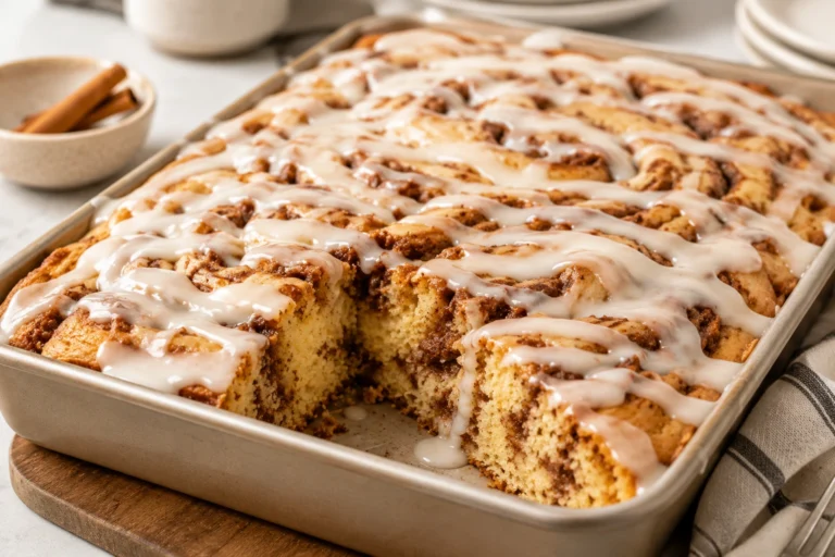 Cinnamon Roll Cake