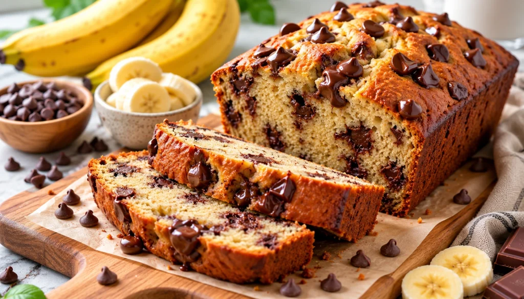The Chocolate Chip Banana Bread Recipe