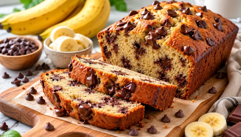 The Chocolate Chip Banana Bread Recipe