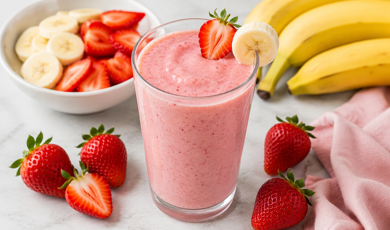 The Strawberry Banana Smoothie